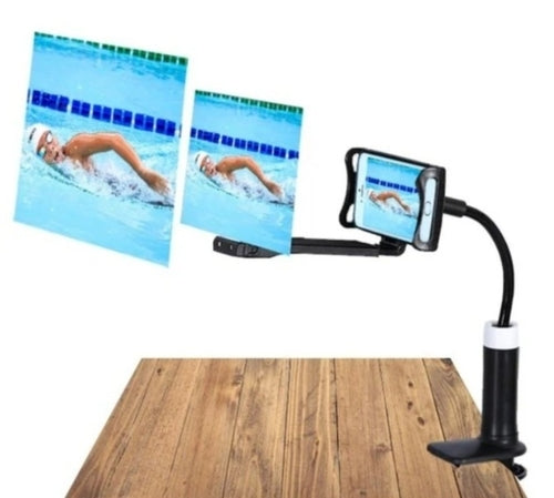 Amplificateur d'écran HD 3D 12" pour Smartphone — Loupe de Projection avec Support